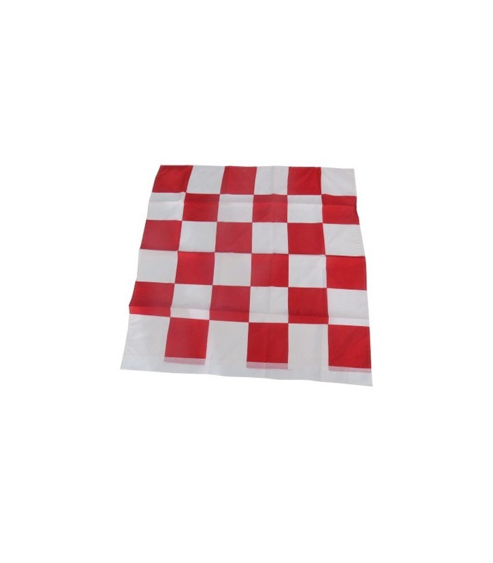 CHEUQER FLAG RED & WHITE