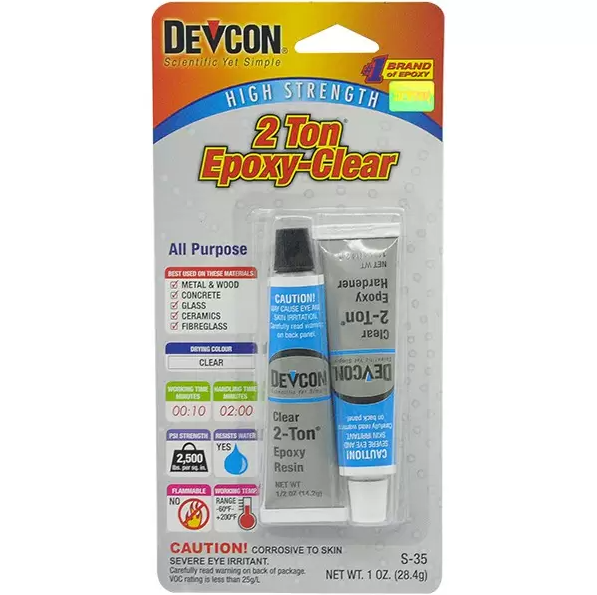 DEVCON 2TON CLEAR EPOXY S-35